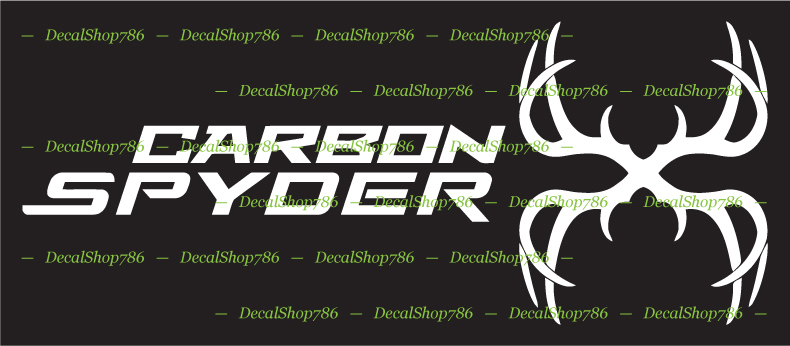 Hoyt Carbon Spyder – Archery / Bowhunting – Vinyl Die-Cut Peel N' Stick Decals