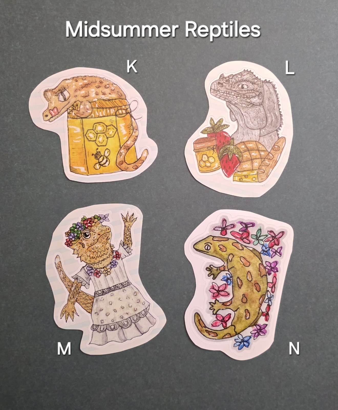 Waterproof Original Art Kiss Cut Stickers – Horror, Pop Culture, Books, Movies