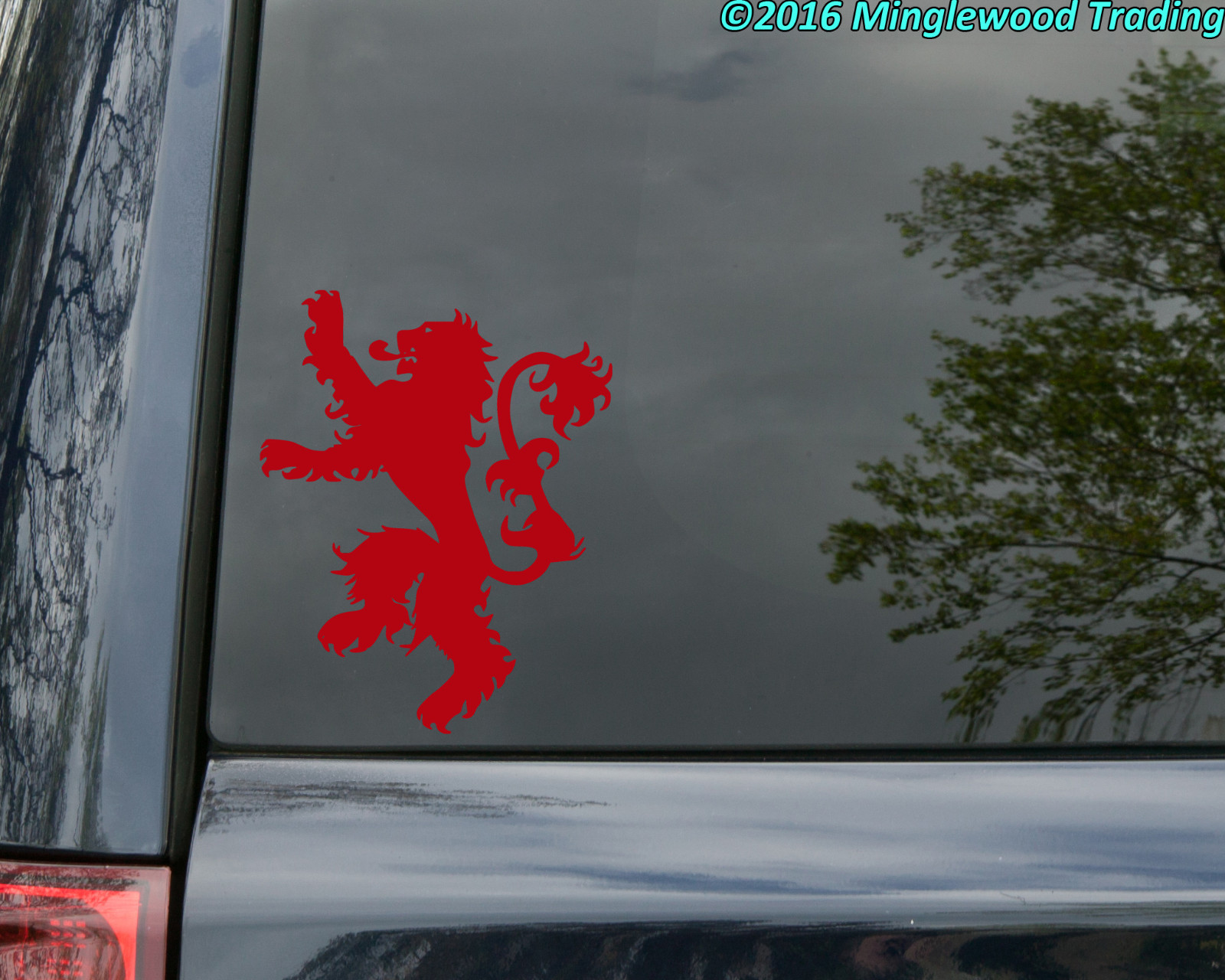 HERALDIC LION V2 Vinyl Decal Sticker – Coat of Arms Heraldry Genealogy
