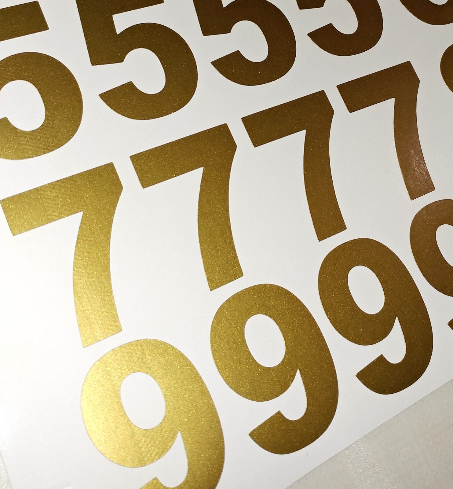 LOT Of 40, 4" High SELF ADHESIVE VINYL MAILBOX NUMBERS, DOOR,LOCKERS,CAR – ARIAL