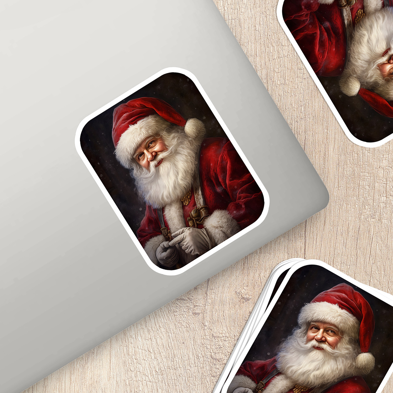 Santa Claus Vinyl Sticker – Bring the Magic of Christmas Anywhere