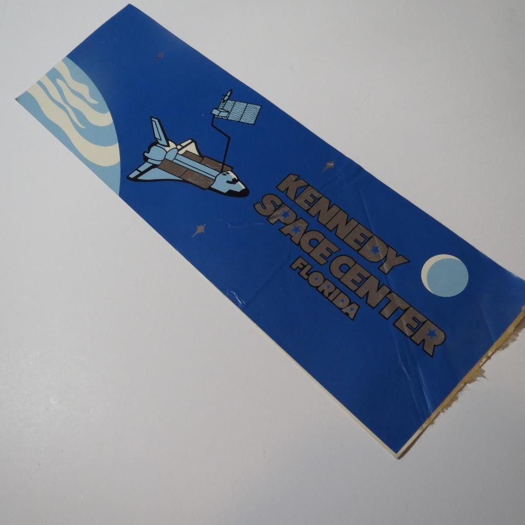 Kennedy Space Center Artemis Space Shuttle Vintage 80s Bumper Sticker Decal