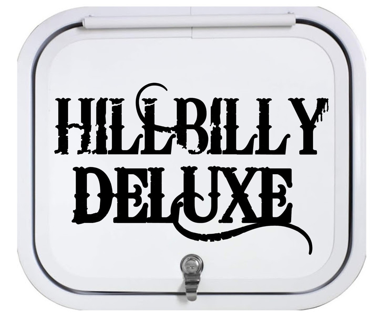Hillbilly Deluxe Decal Sticker for Window Truck Van Laptop Boat Trailer