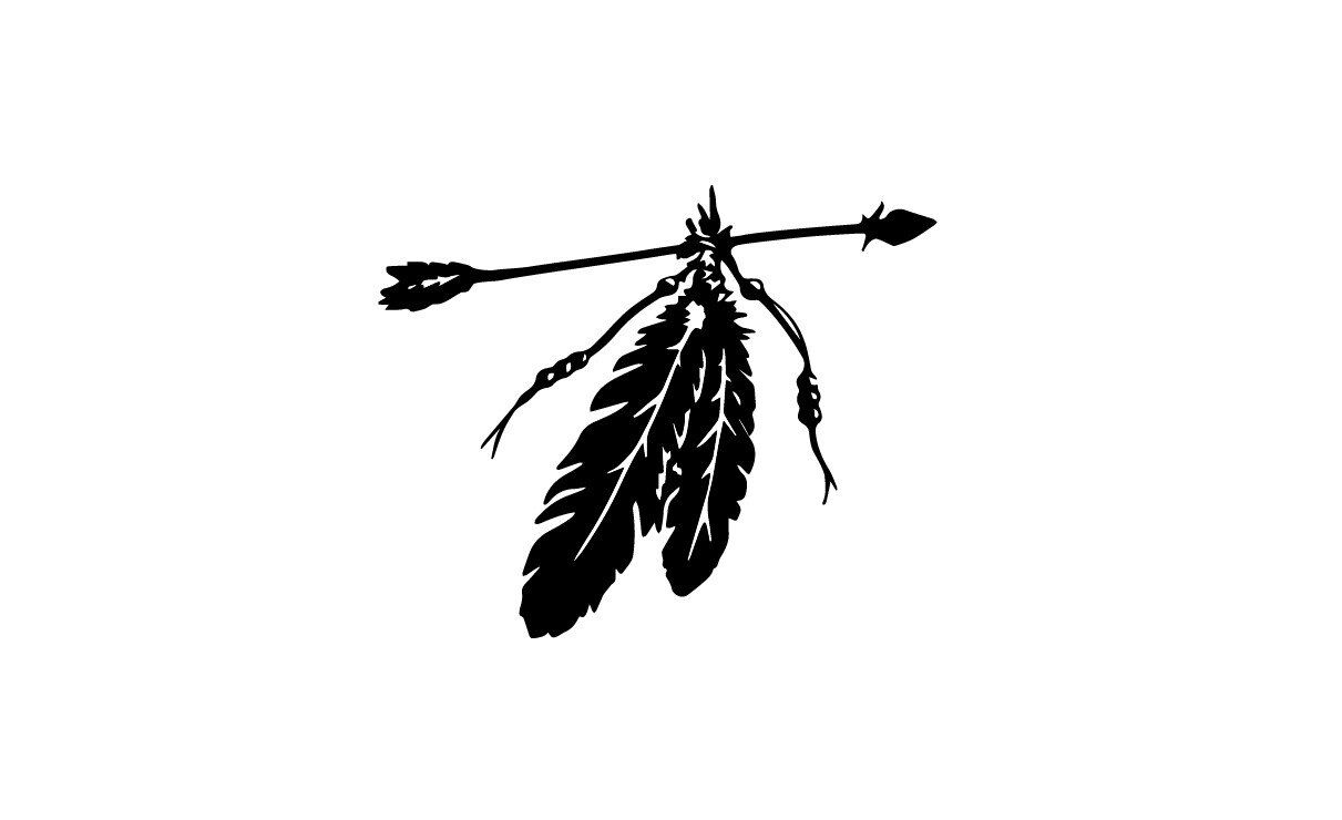 Set of 2 – Indian Feather Arrow Decals Stickers