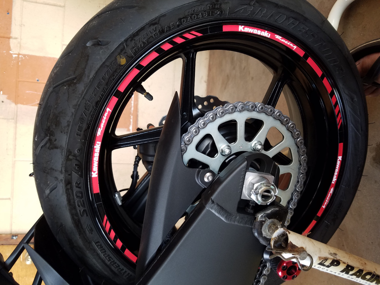 CUSTOM RIM STRIPE WHEEL DECAL TAPE STICKER KAWASAKI NINJA 1000 ZX10R ZX12R ZX14R
