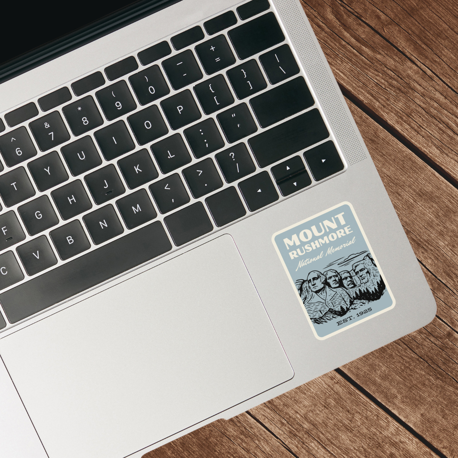 Mount Rushmore National Monument Sticker – Retro 1960s Style Decal