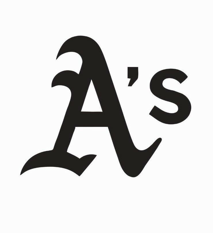 Oakland A's Athletics MLB Baseball Vinyl Die Cut Car Decal Sticke FREE SHIPPING