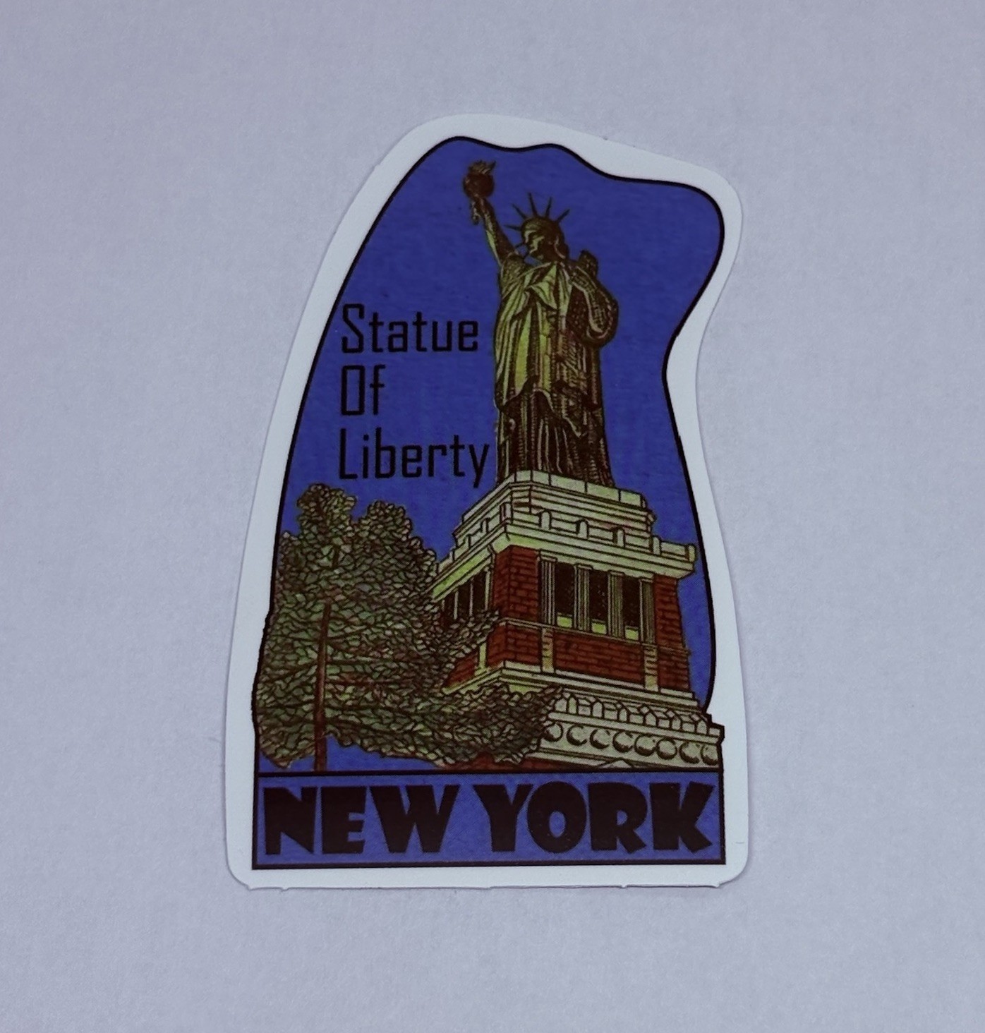 Statue Of Liberty Sticker New York Travel Art Decal Vinyl Country Souvenir Tc9