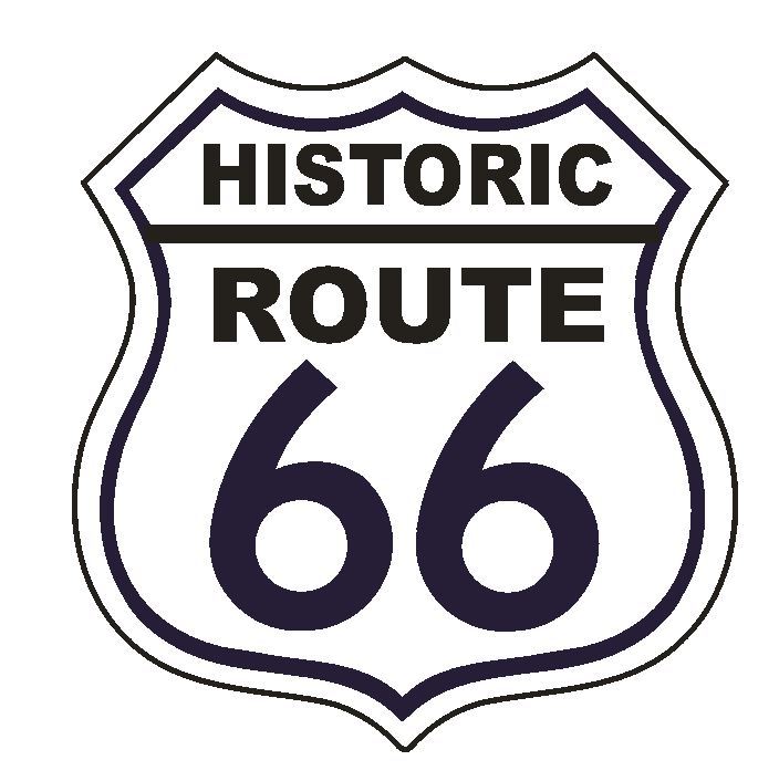 Historic RT 66 Route 66 Sticker MADE IN THE USA D2879
