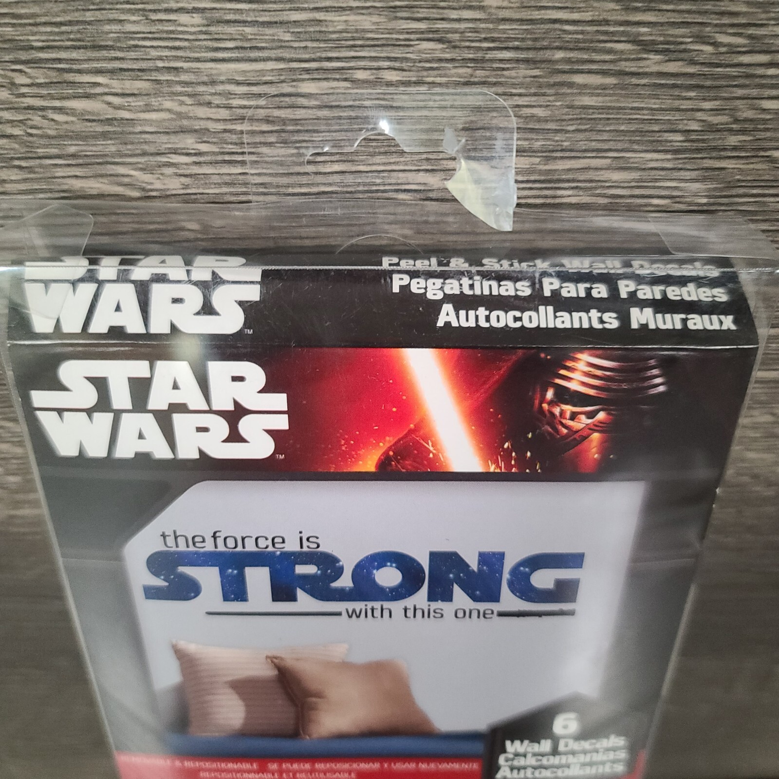 Disney Star Wars 6 Wall Decals Stickers Removable Repositionable Reusable Home
