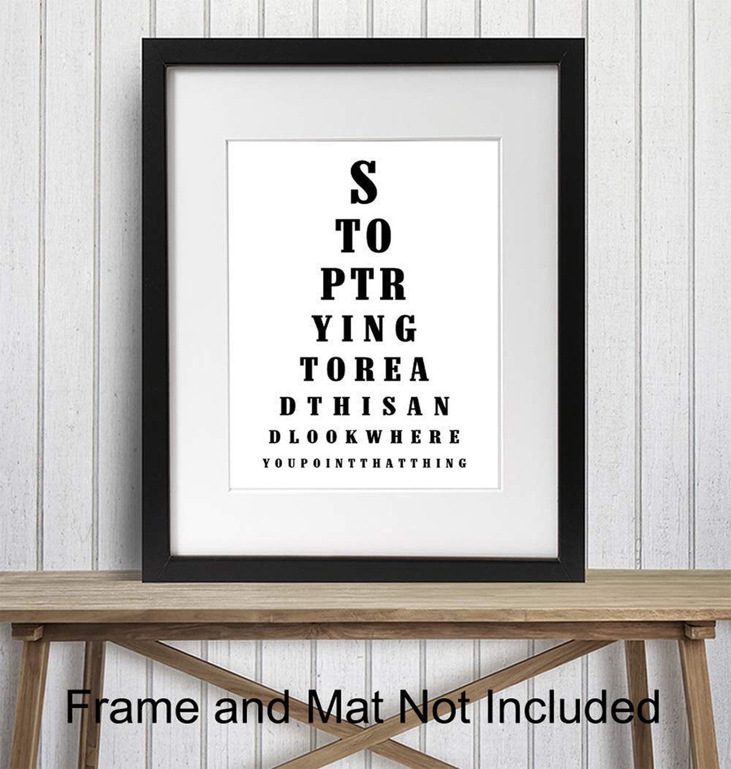 Bathroom Art Print – Funny Typography Wall Art Poster – Chic Modern Home Deco…