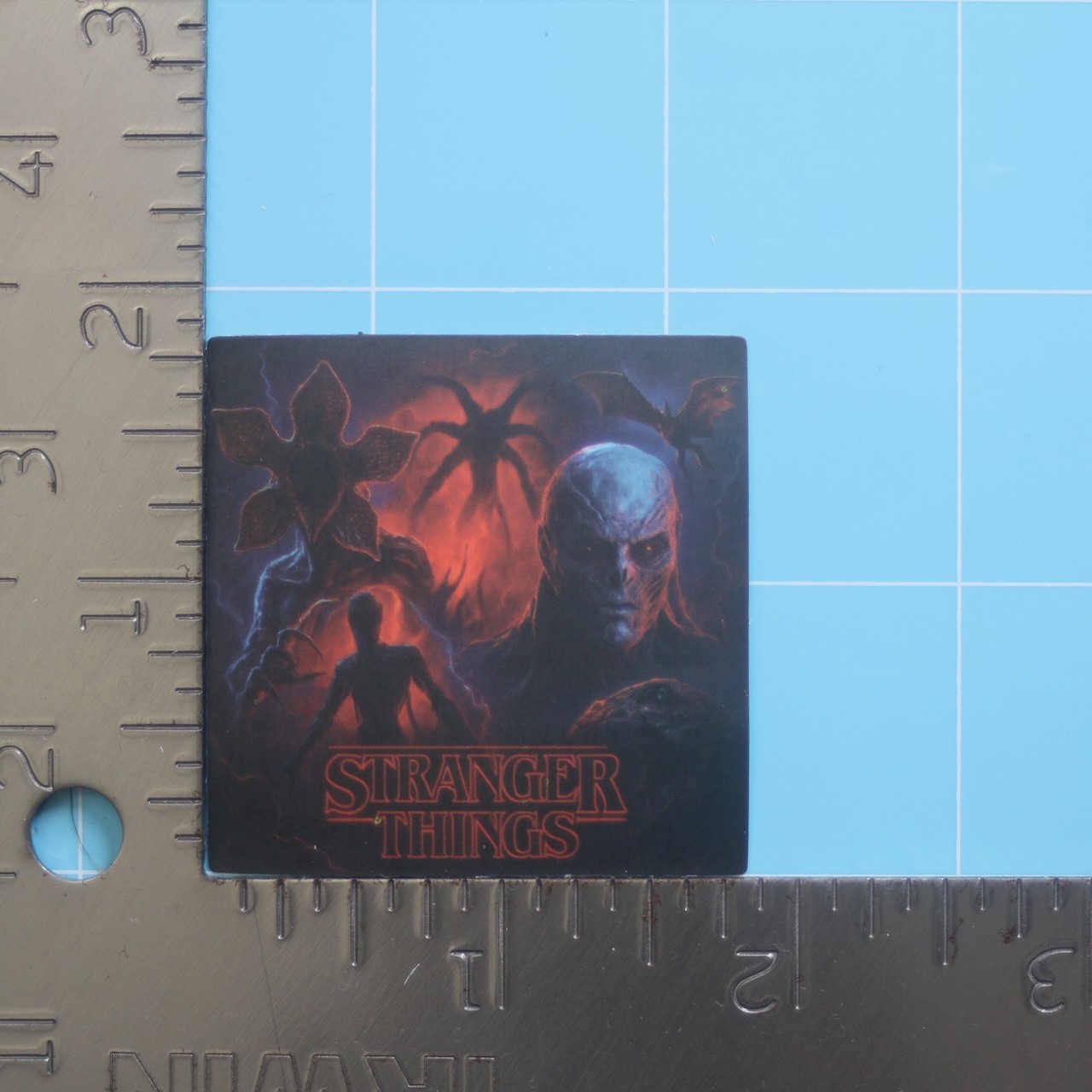 Stranger Things Sticker (VECNA DEMOGORGON) Netflix Horror Show, Matte PVC Decal