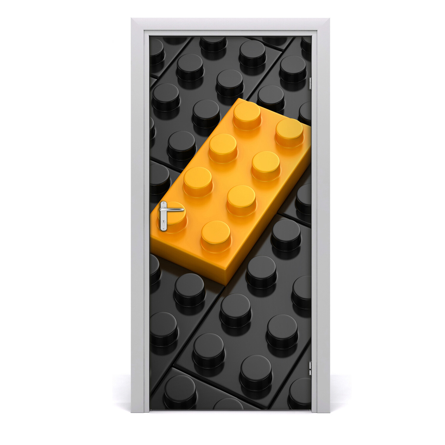 3D Wall Sticker Decoration Self Adhesive Door Wall Mural Children Lego bricks
