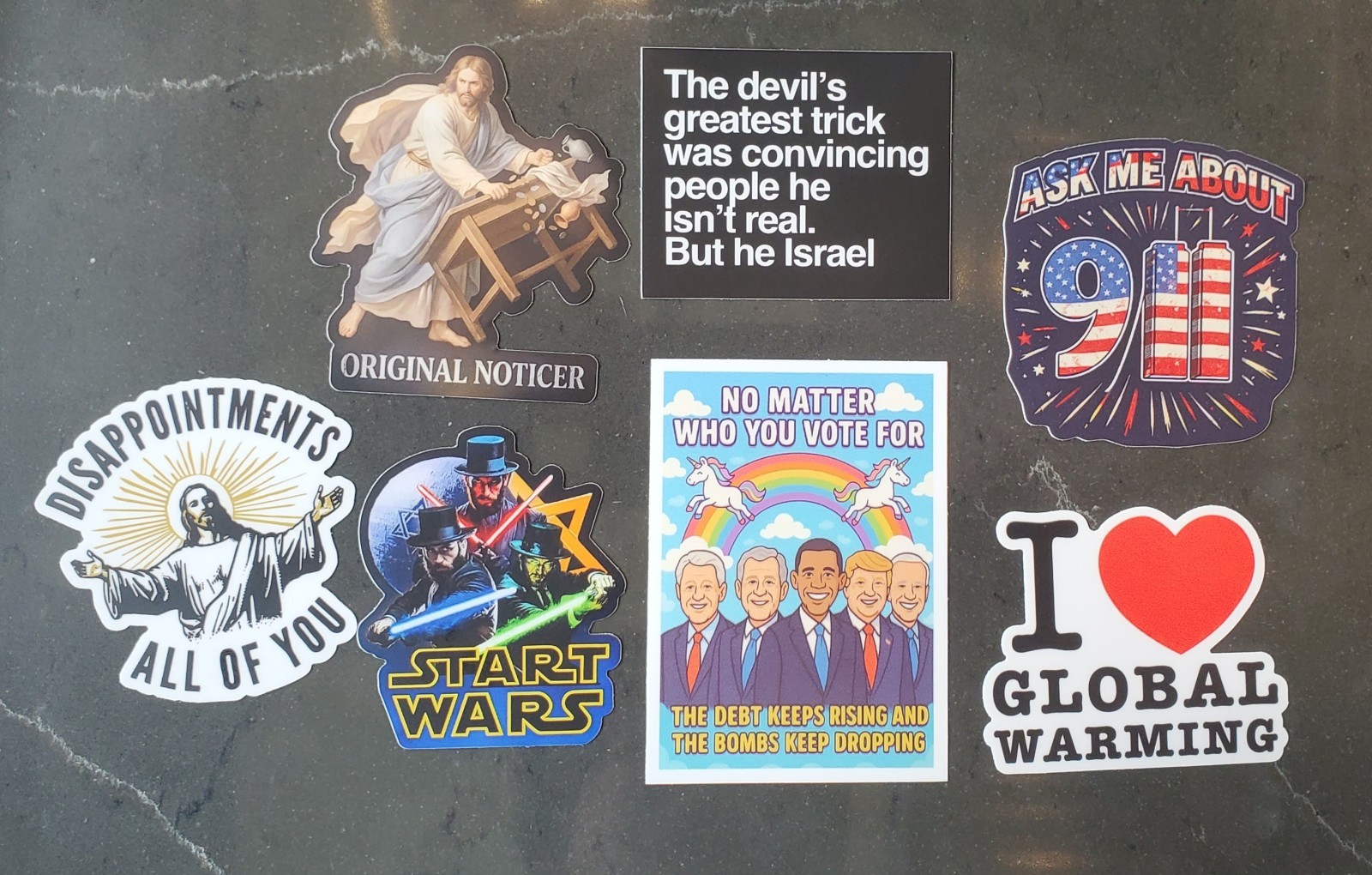 THE DUDE / Big Lebowski STICKERS (13) Variety Pack WORLDWIDE 🌐 SHIPPING