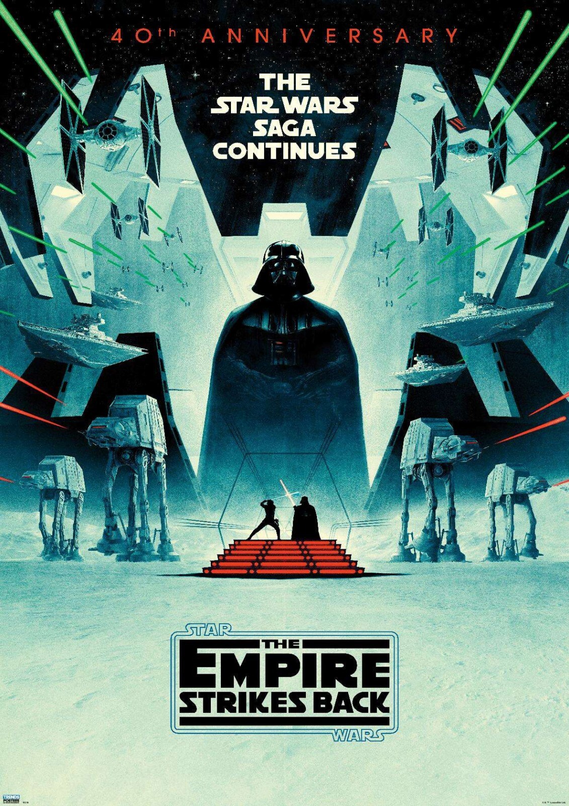 STAR WARS The Empire Strikes Back 40th Anniversary Poster 1980