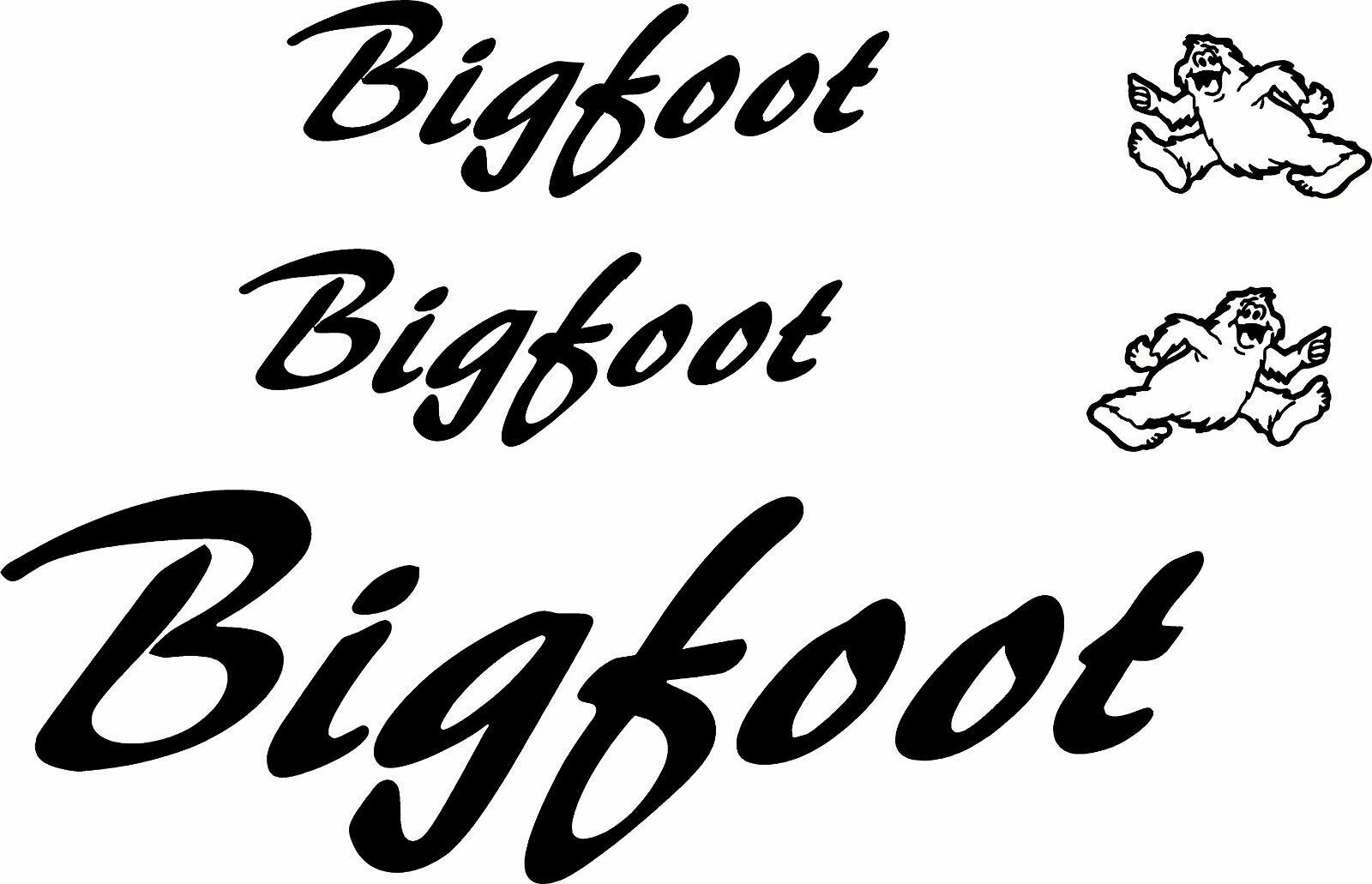 5 pc BIGFOOT Camper RV Vinyl Decal Sticker Graphics Stickers!