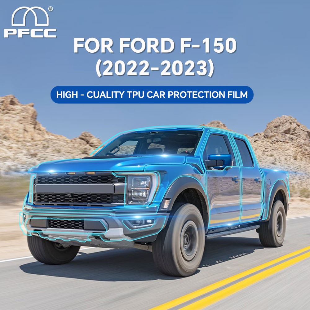 Full Car For Ford F-150 Raptor 2021-2024 Precut Paint Protection Film 8.5Mil PPF