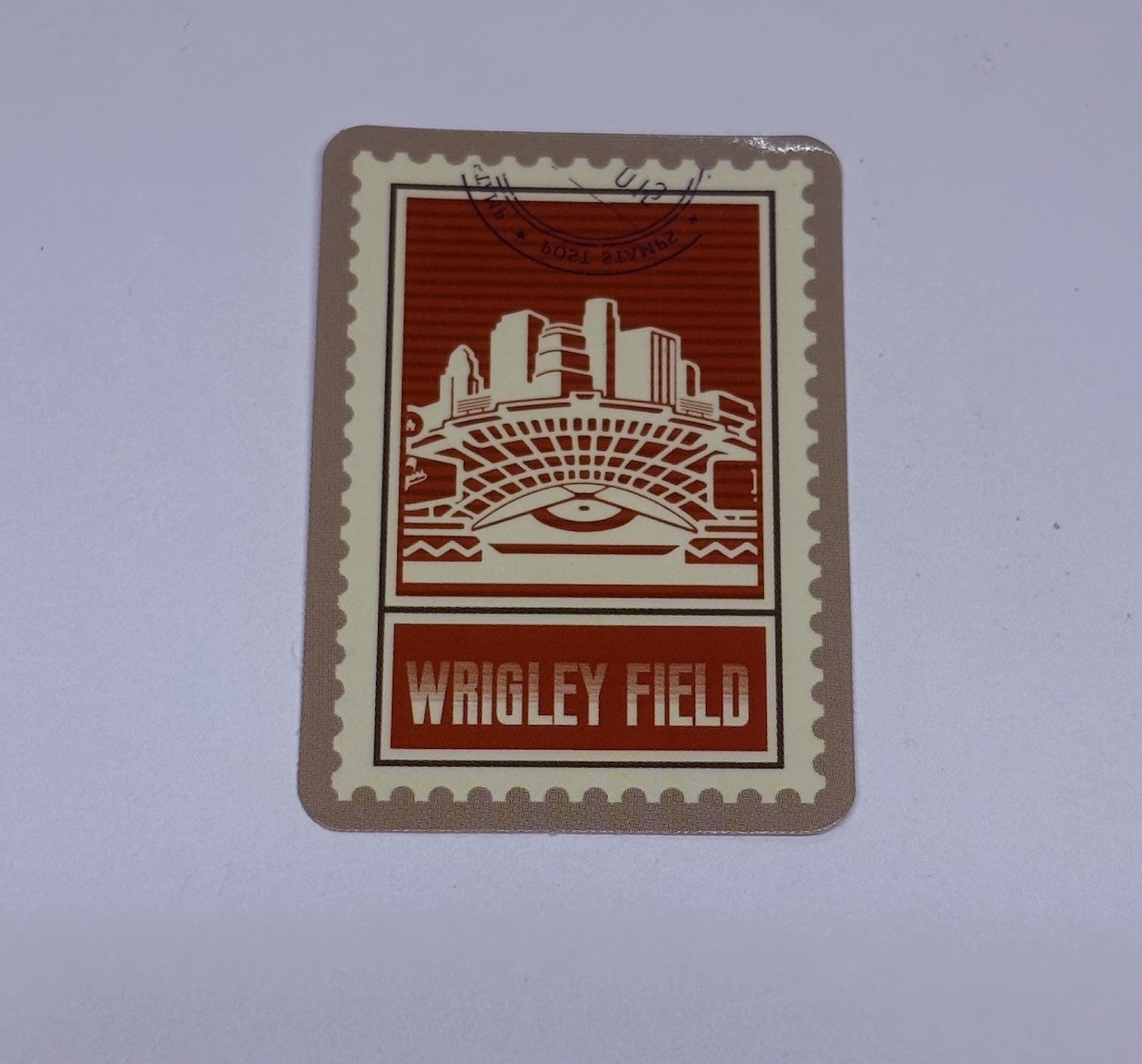 Wrigley Field Postage Stamp Novelty Sticker Vinyl Decal Travel Cool Art Tc9