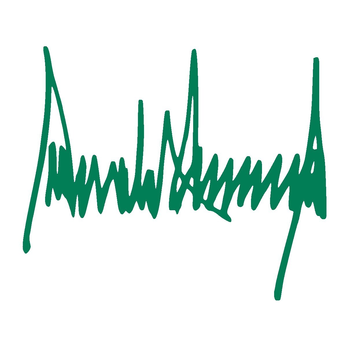 President Donald Trump Signature Decal, Trump Autograph decal, MAGA, USA patriot