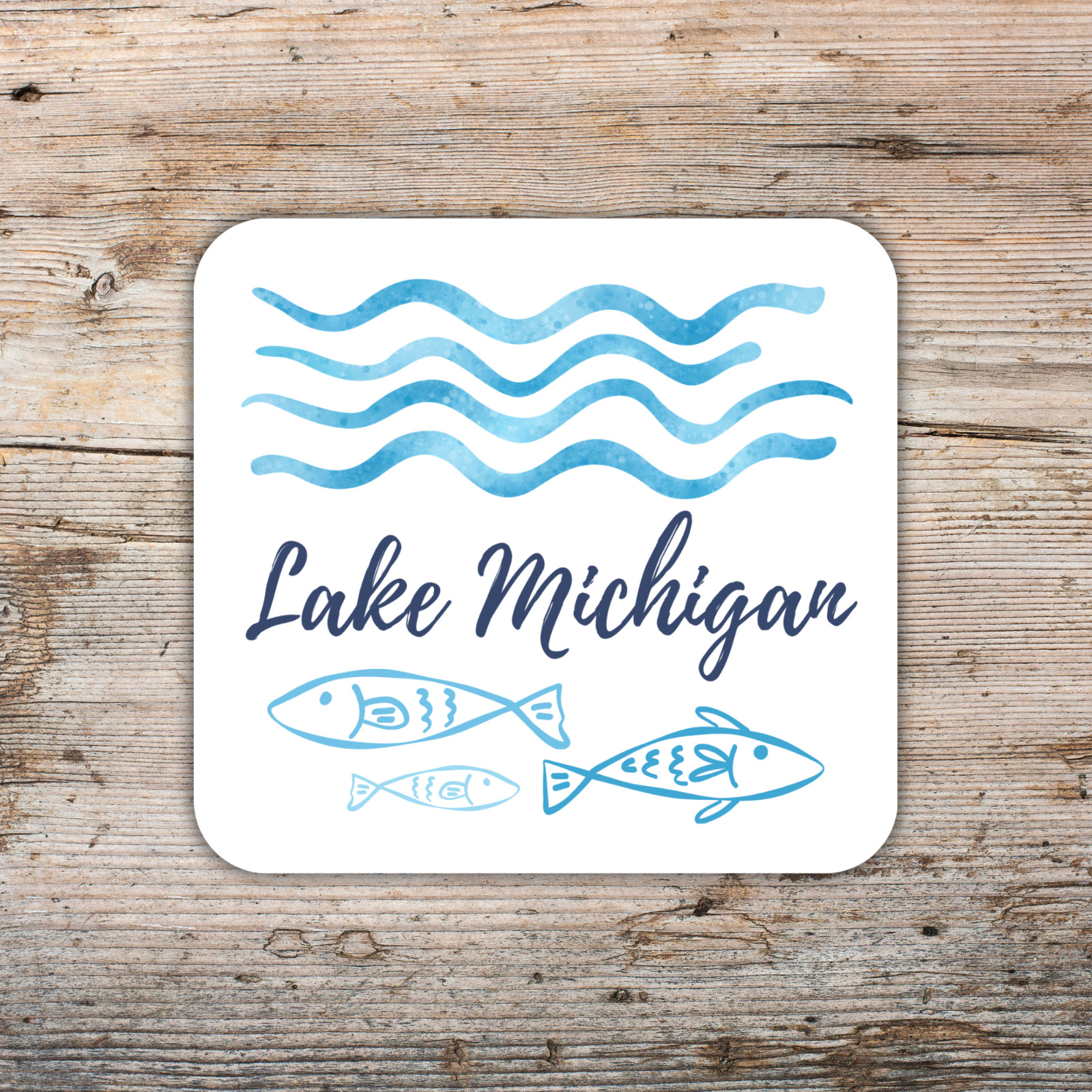 Great Lakes Stickers Set Michigan Superior Huron Erie Ontario Vinyl