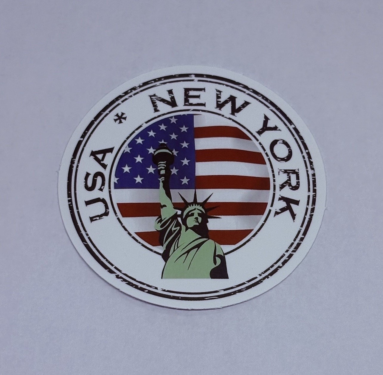 New York USA Sticker Flag Statue Liberty Art Decal Vinyl Country Souvenir Tc9