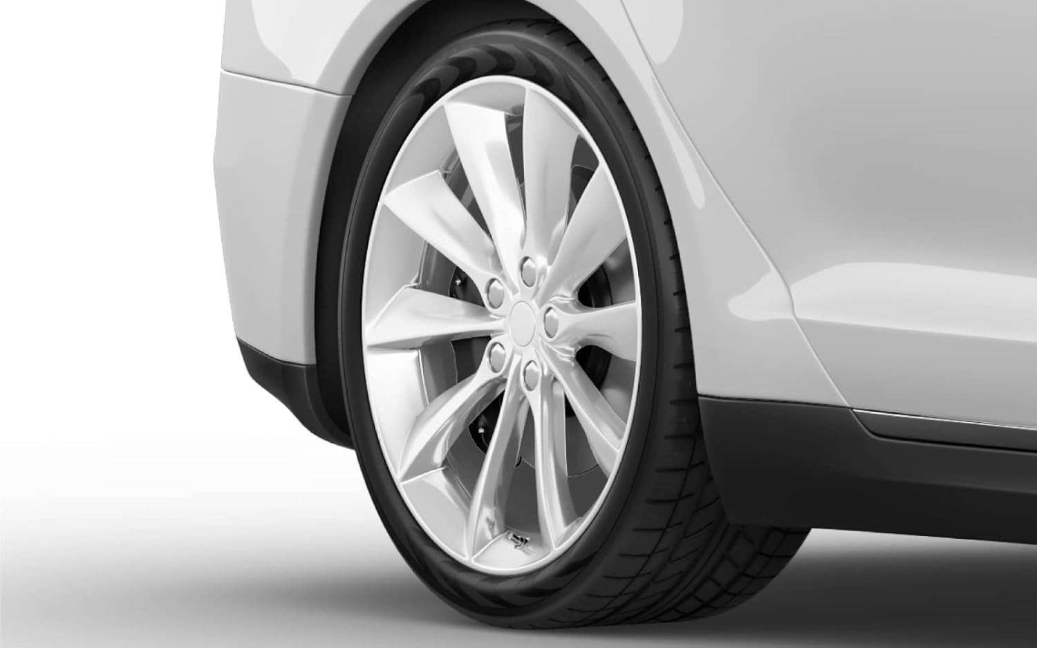 Auto Rim Air-Release Adhesive Vinyl Wrap 24 Inch X 30 Inch 4 Sheet Pack (Gloss W