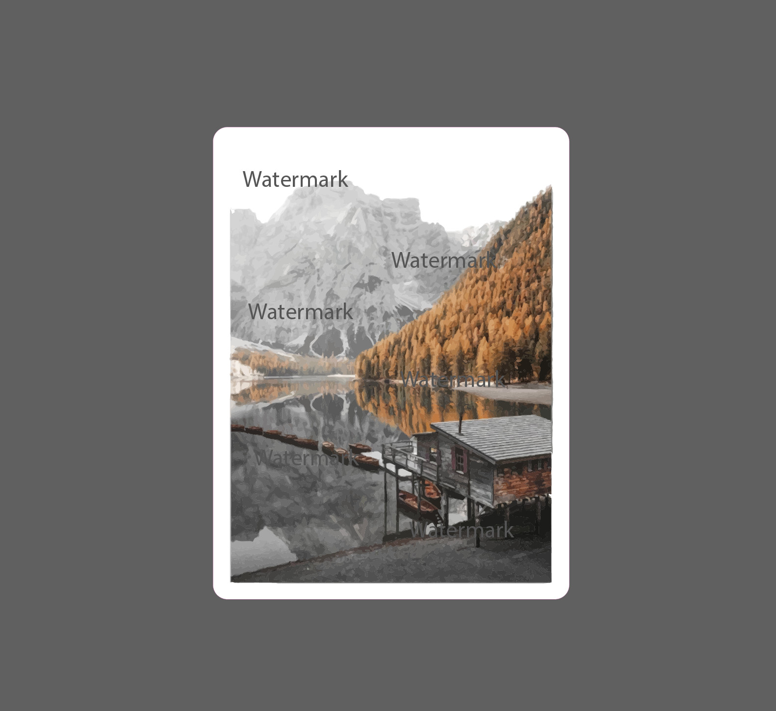 Cabin View Nature Peace Outdoors NEW – Buy Any 4 For $1.75 EACH Storewide!