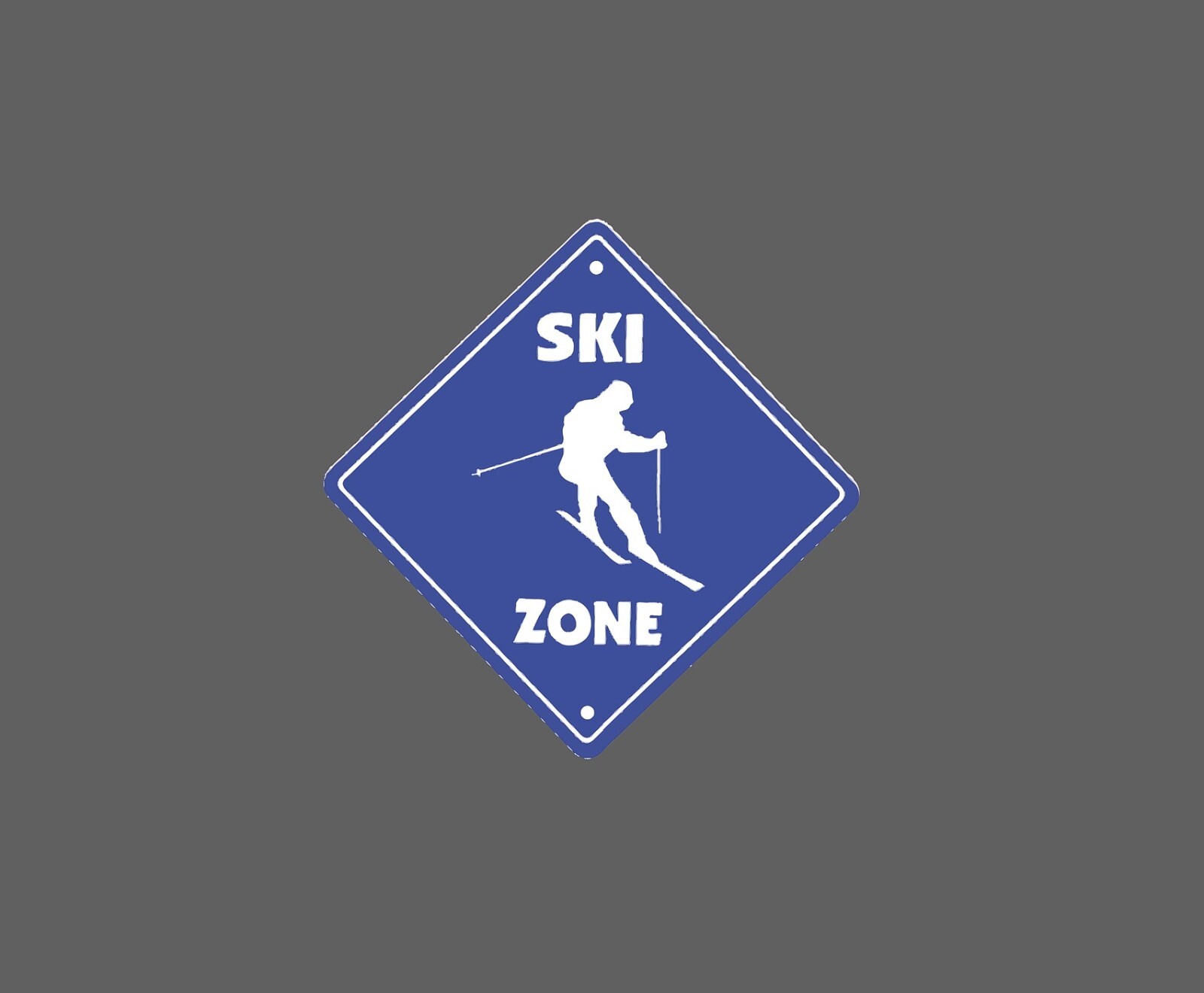 Ski Zone Sticker Sign Waterproof NEW – Buy Any 4 For $1.75 EACH Storewide!