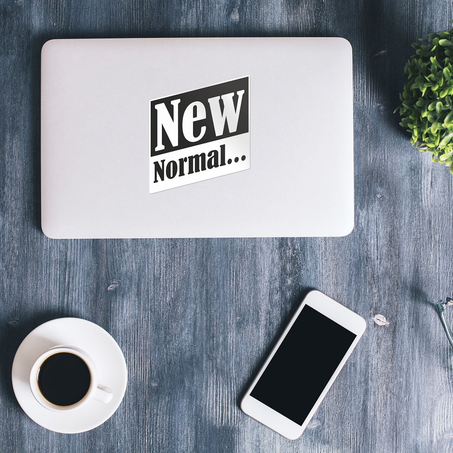 New Normal Quote Car Bumper Vinyl Sticker Decal