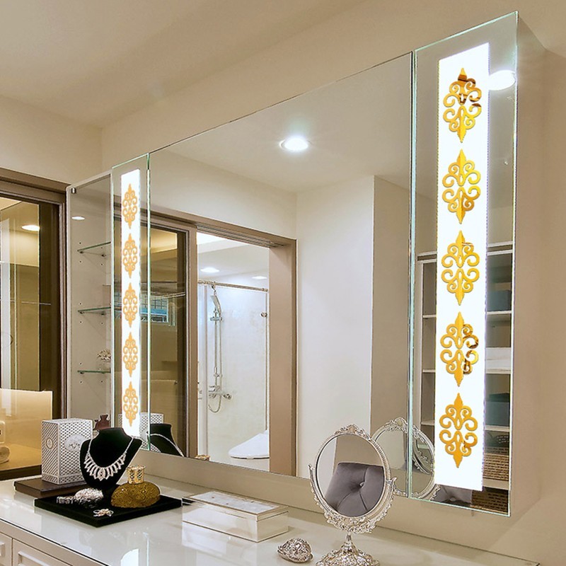 3D-Mirror Flower Removable-Wall Sticker Art Acrylic Mural Decal Wall Home Decor