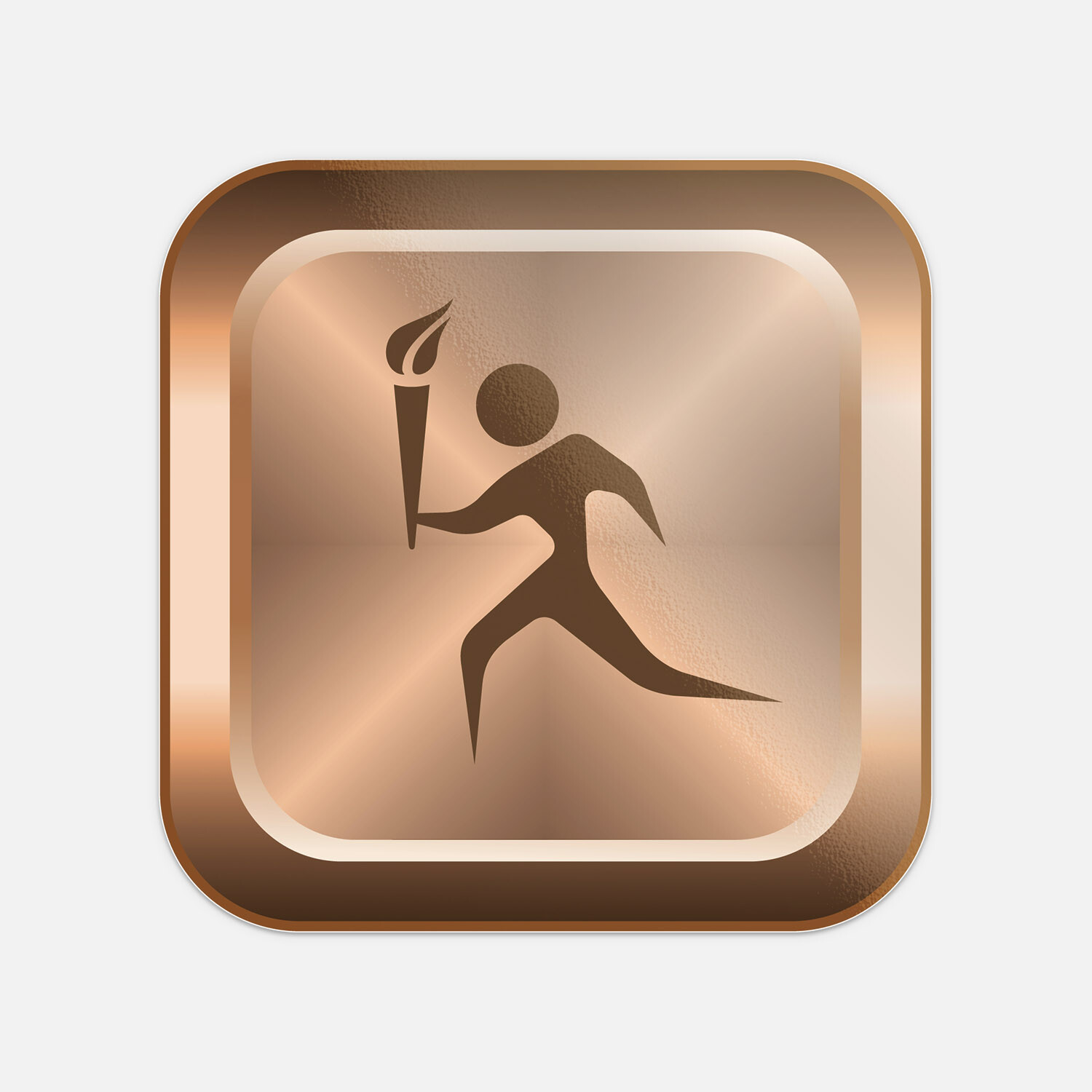 Olimpyc Fire Sport Sign Emblem Vinyl Sticker Decal