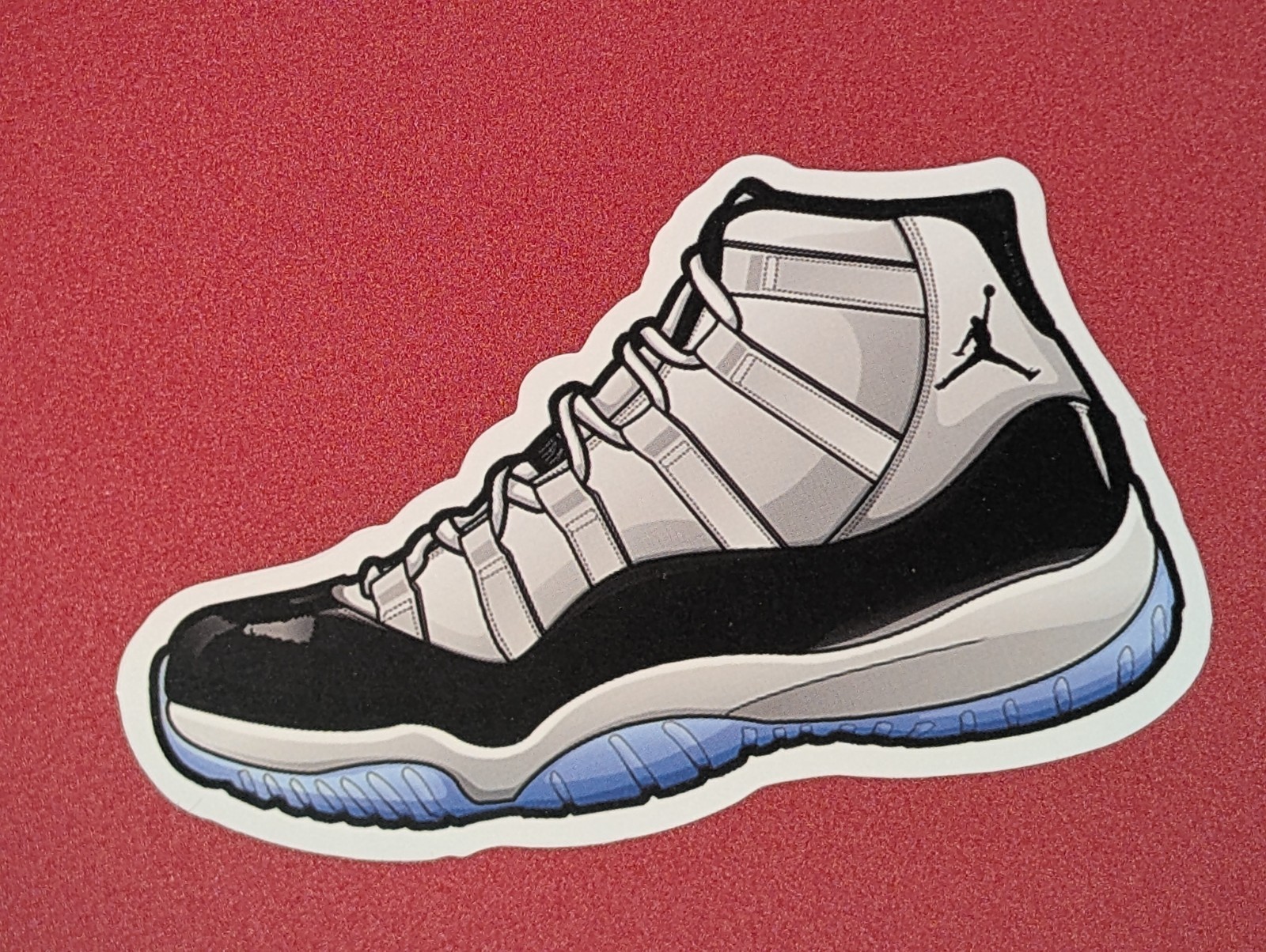 Michael Air Jordan Nike Jumpman Sneakers Tenis Shoes Sticker Decal Bulls ~2 inch