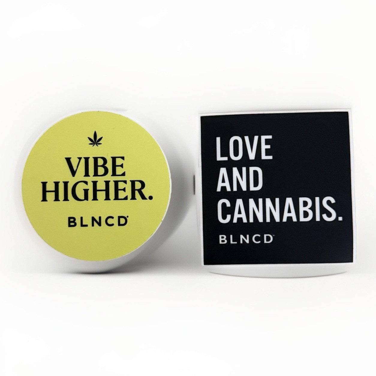 Vibe Higher Cannabis Decal Sticker Set