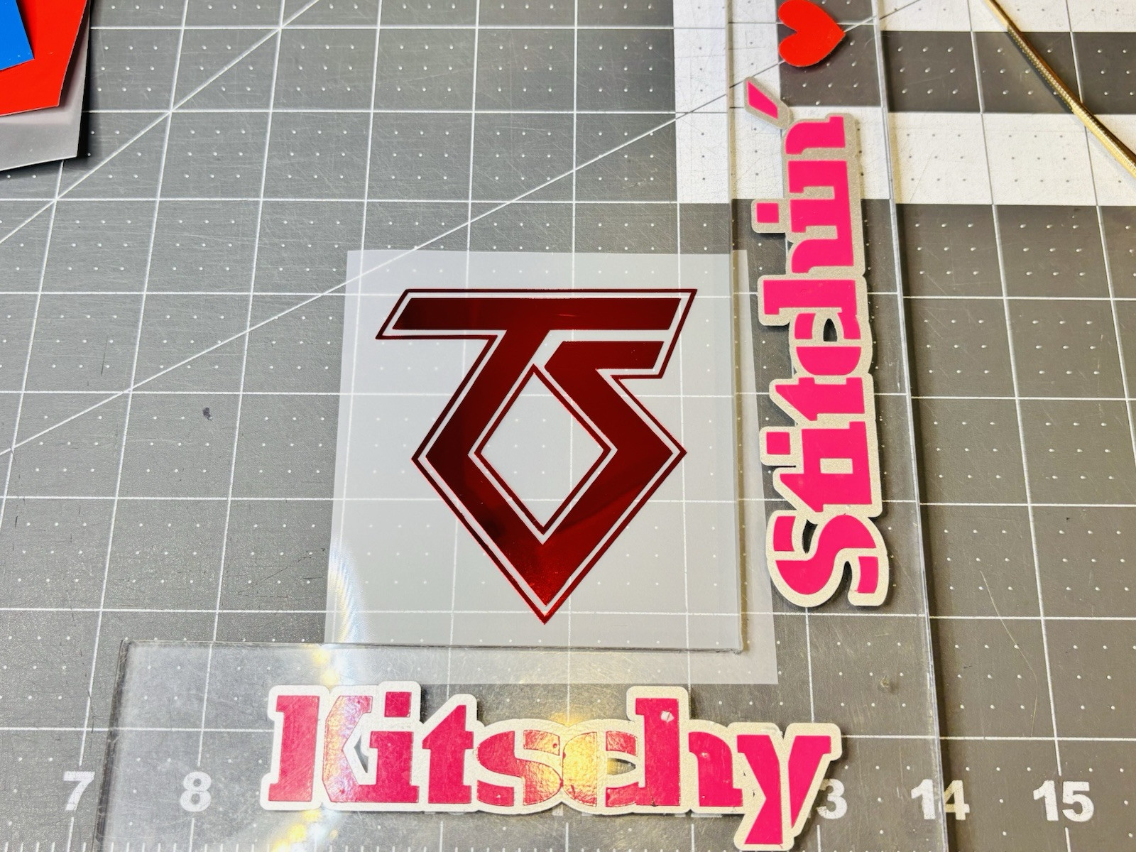Twisted Sister "TS" Die Cut Vinyl Decal – Rock n Roll Music 80s Hair Metal Bands