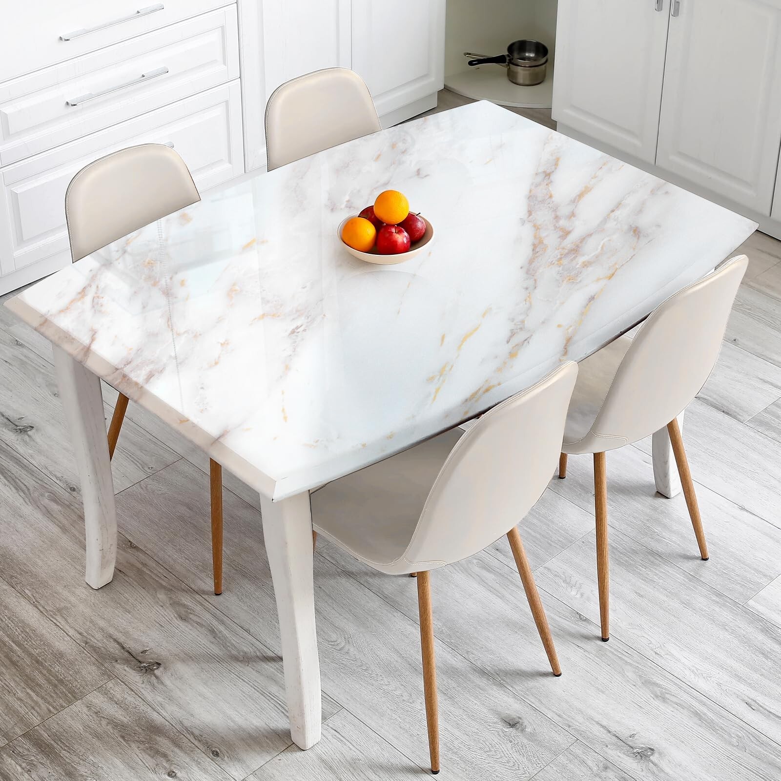 rabbitgoo Glossy Marble Contact Paper Peel and Stick Wallpaper 17.5" X 78.7" …