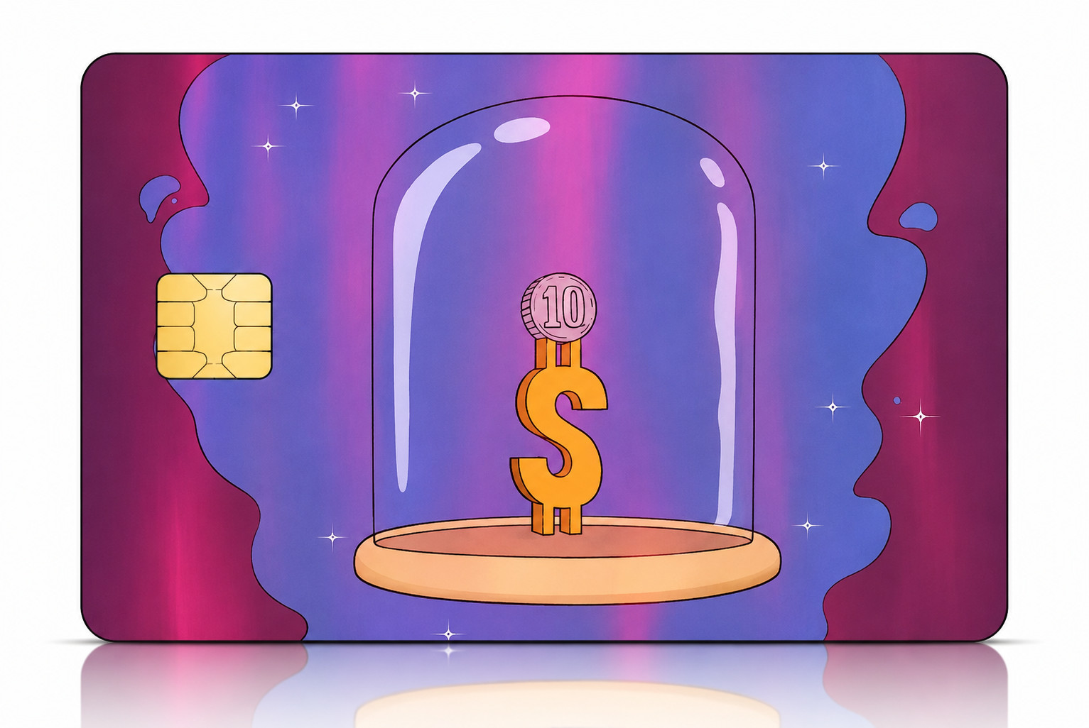 DuckTales Number One Dime Credit Card Skin Retro 80s Cartoon Debit Card Vinyl