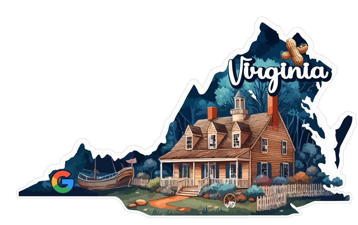 Virginia Sticker Stickers A271