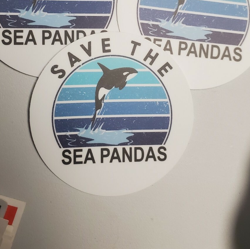 SAVE THE WHALES 🐋 STICKERS VARIETY PACK OF THREE