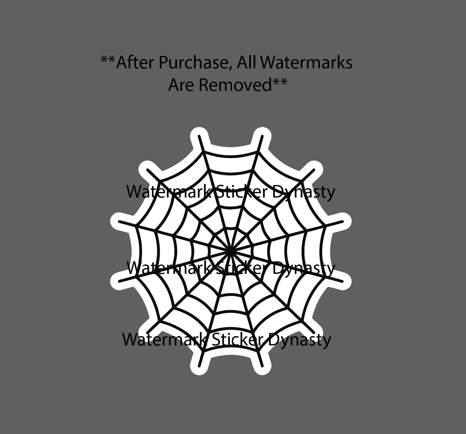 Spider Web Sticker Waterproof Decal Cobweb Animal Outdoor Wildlife Gift NEW