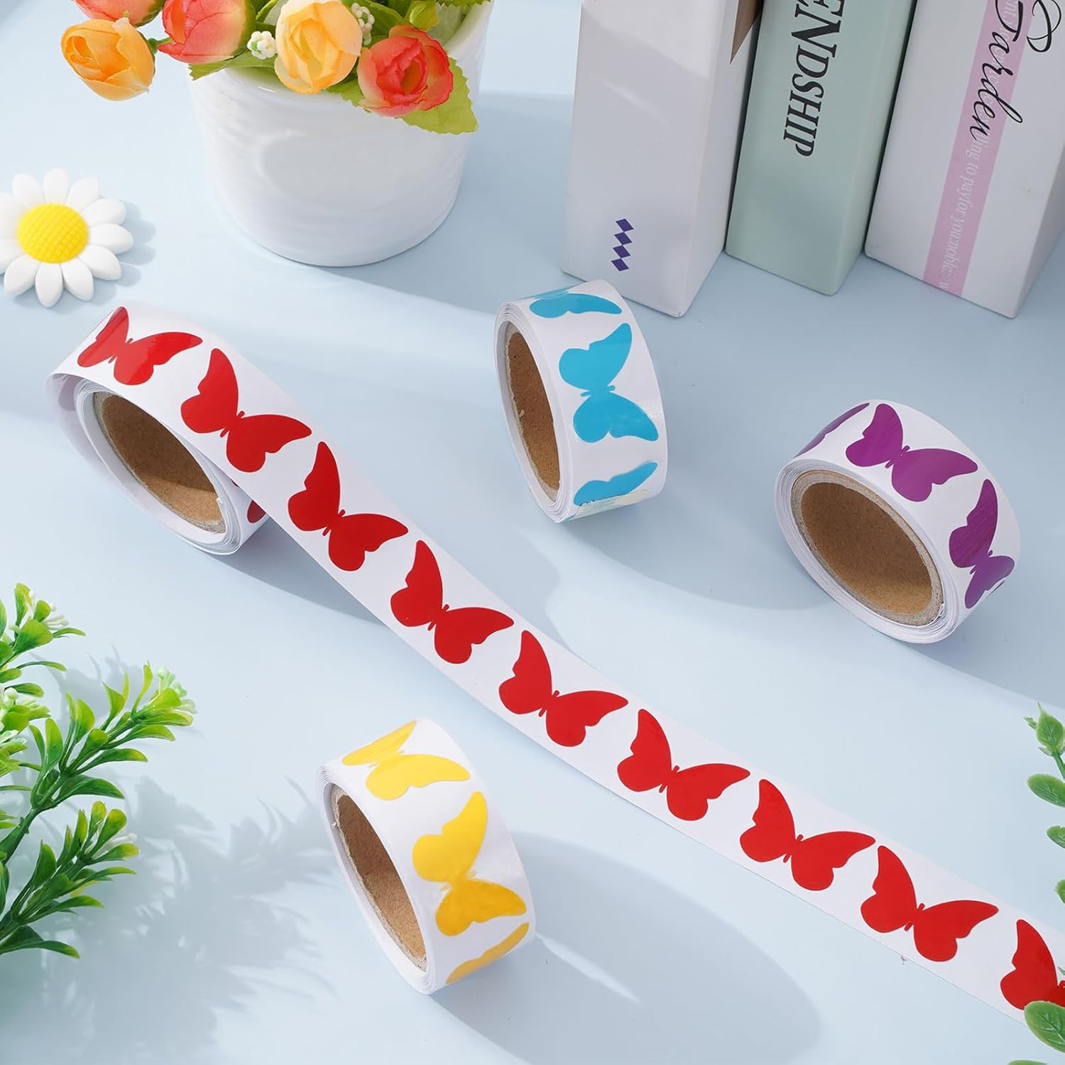 400 Butterfly Sunbathing Stickers for Tanning – Self Adhesive Body Decals