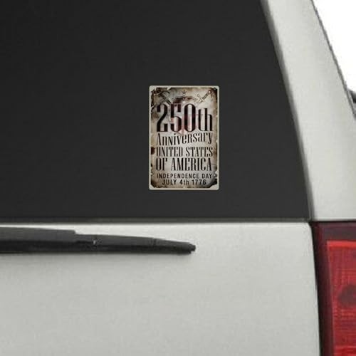 250th Anniversary United States Patriotic Sticker – Vintage Colonial Style USA