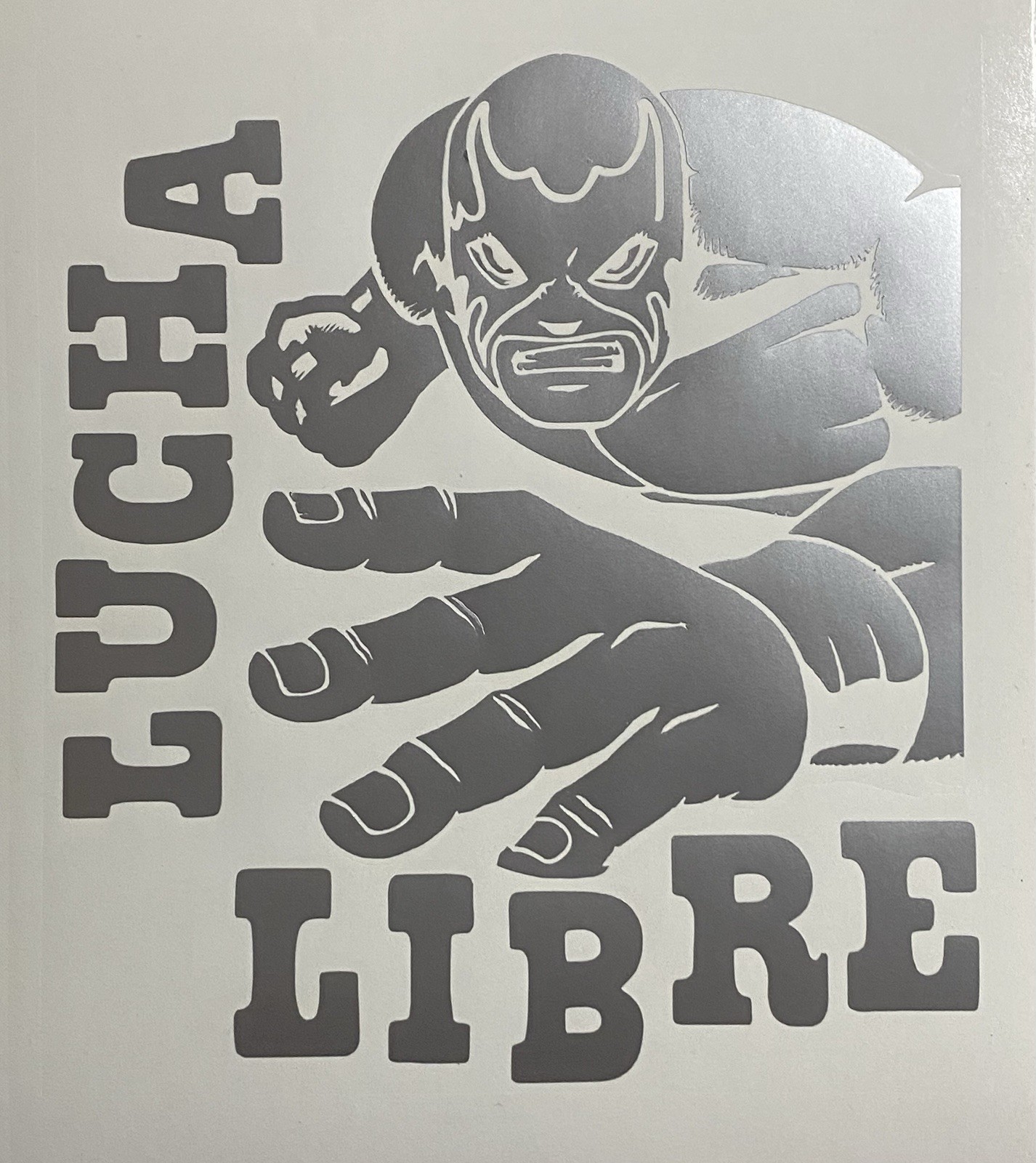 LUCHA LIBRE, wrestling Sticker, Decal Vinyl for Laptop , Desk, Window, Helmet