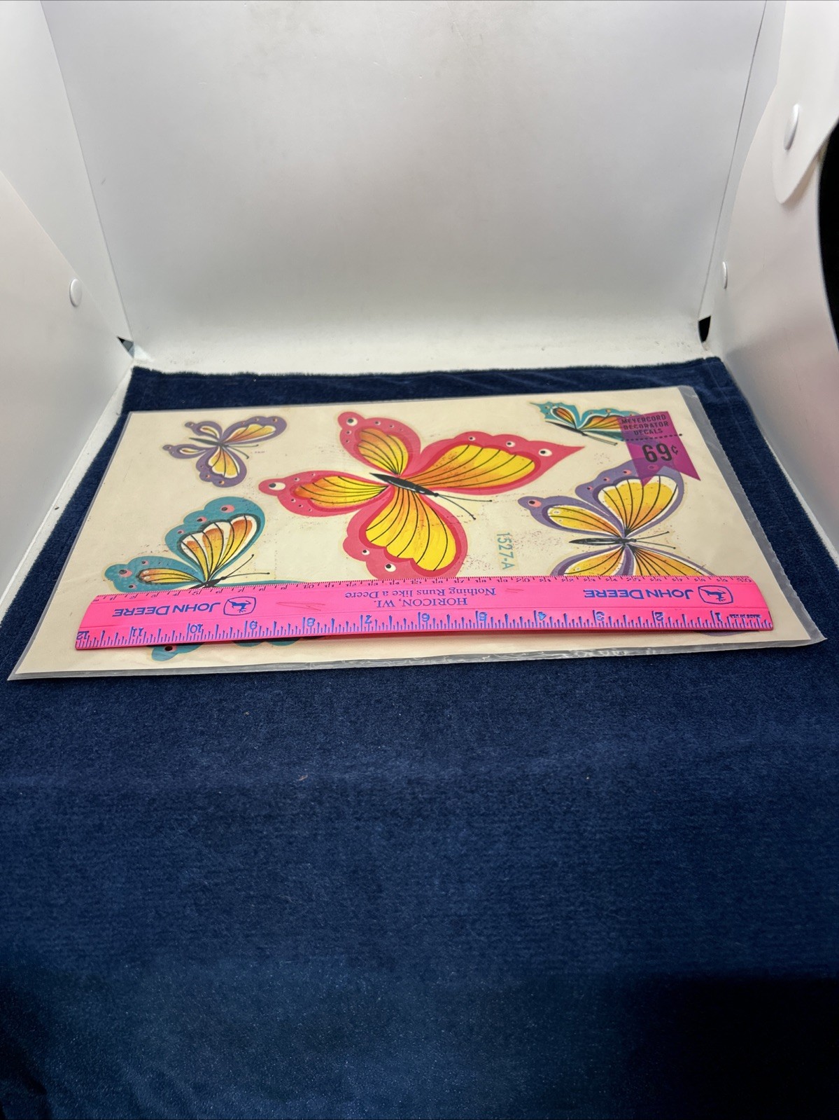 Vintage Meyercord Decals Retro Butterflies Botanical Craft Transfer