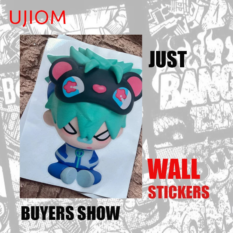 UJIOM Wall Sticker for Alien Stage Realistic Funny Decor Delicate Fashionable