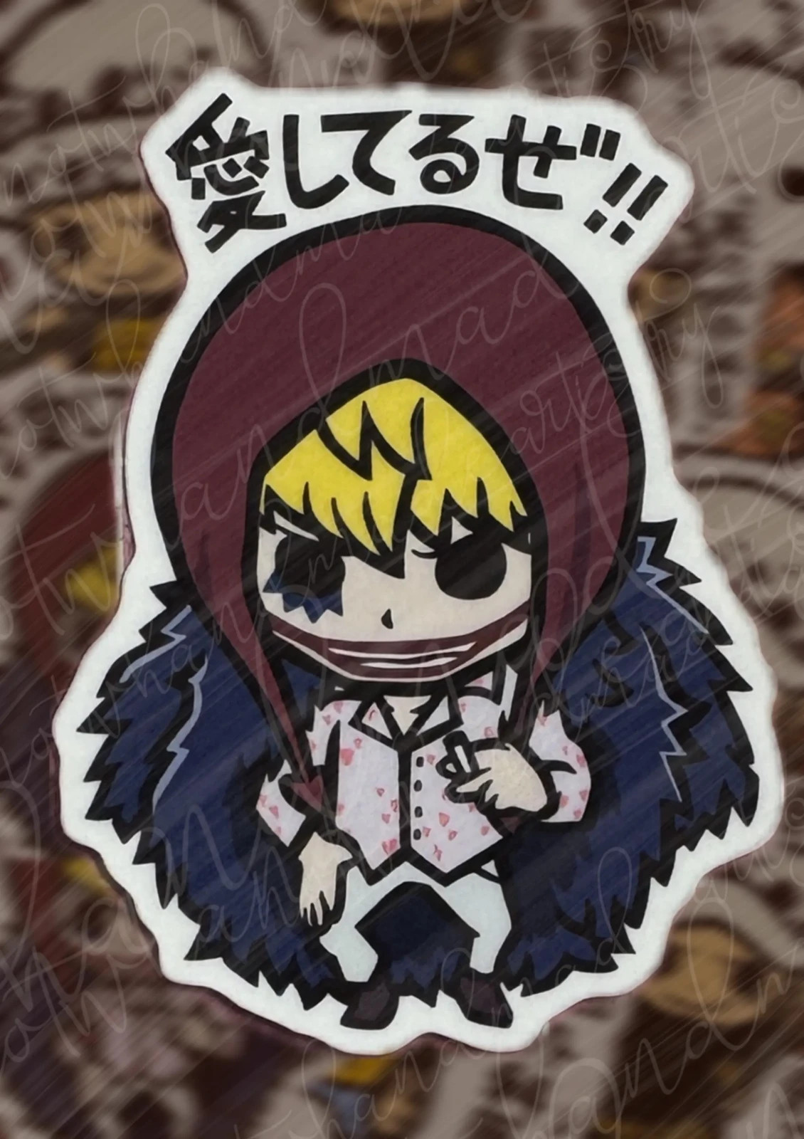 One Piece Heart Pirates Weatherproof Stickers