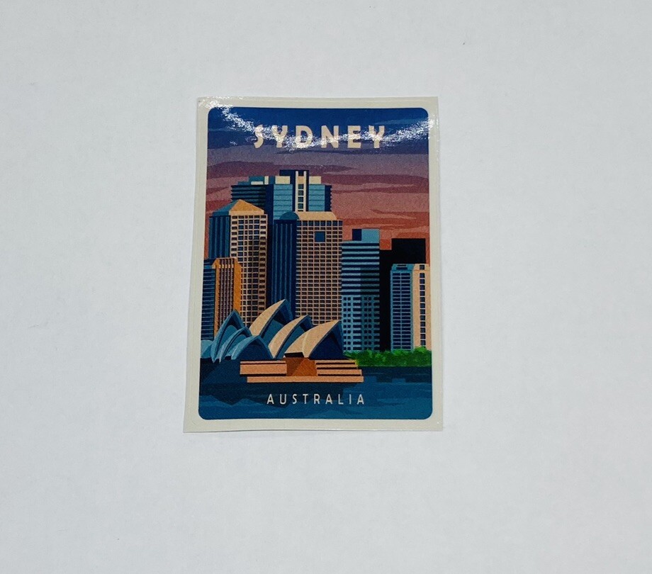 Sydney Australia Sticker Travel City Tour Art Decal Vinyl Souvenir Tc6