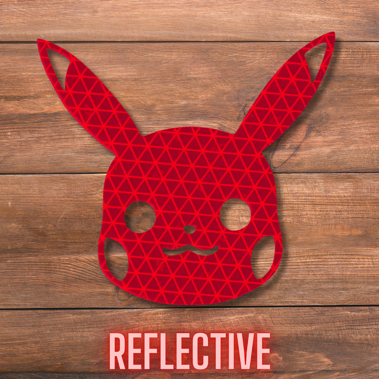 Pikachu Reflective Decal Pokemon Reflector Sticker Pack Car Bike Helmet Mailbox