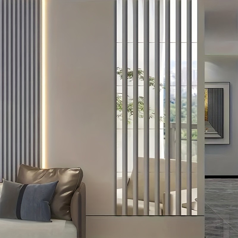10 Pack Long Strip Mirror Decal DIY Minimalist Hallway Modern Wall Art