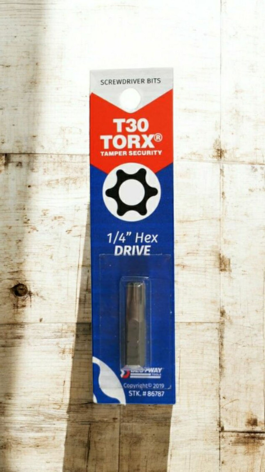 Best Way Tools T30 Tamperproof Torx Security 1 In. 1/4 In. Hex Screwdriver Bit