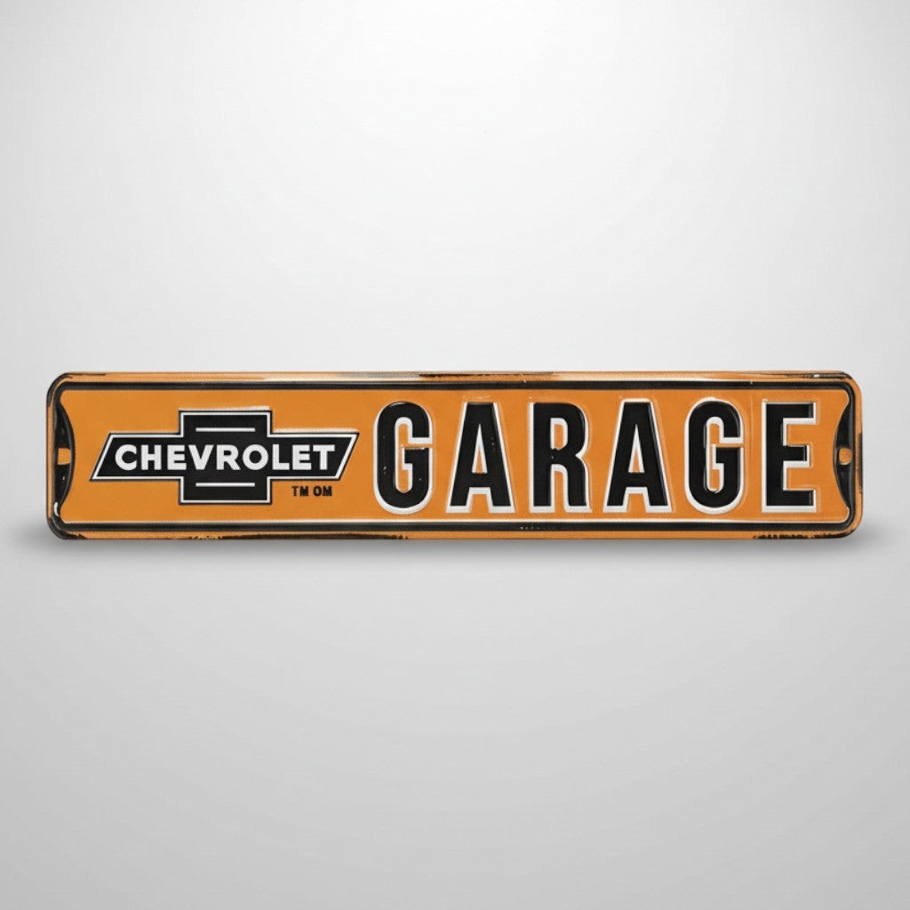 Chevrolet Garage Street Sign Metal Magnet